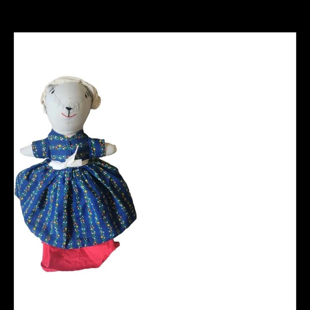 Vintage Little Red Riding Hood Wolf Grandma Topsy Turvy Flip Reverse Doll 15” - Picture 4 of 6